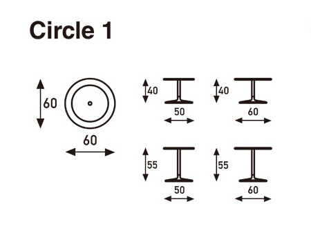 Artifort-Circle-Table||͏dҾ|WУҾ|У@Ҿ|ҼҾ-OF365WУҾߡ